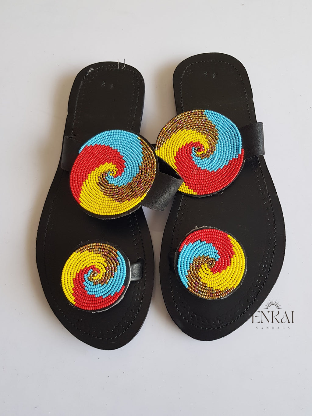 12 Pairs Maasai Beaded Sandals – Wholesale