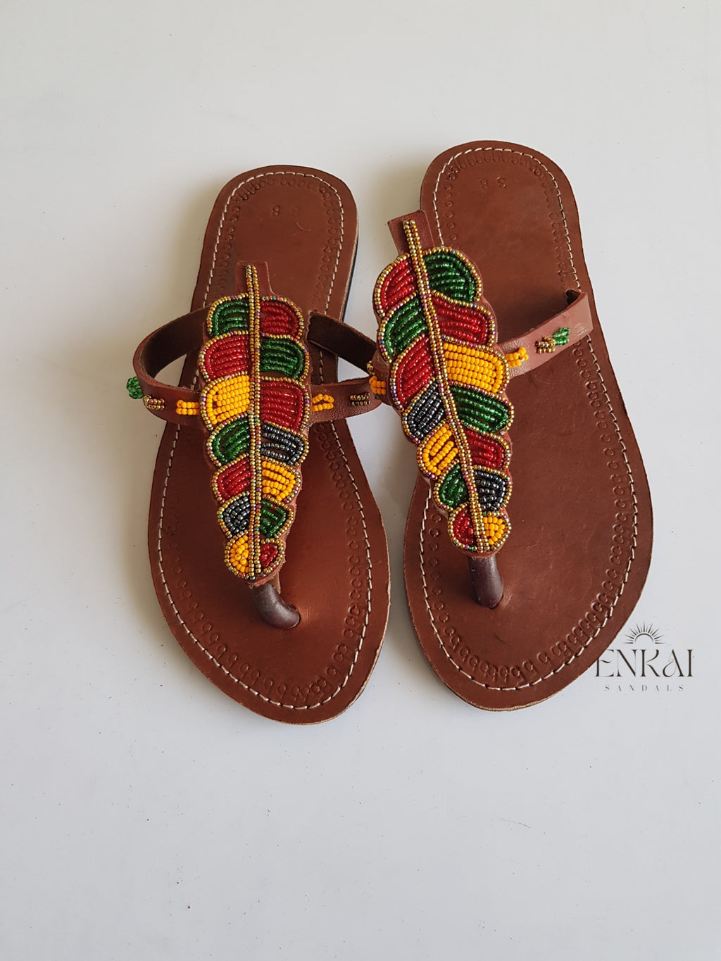 12 Pairs Maasai Beaded Sandals – Wholesale