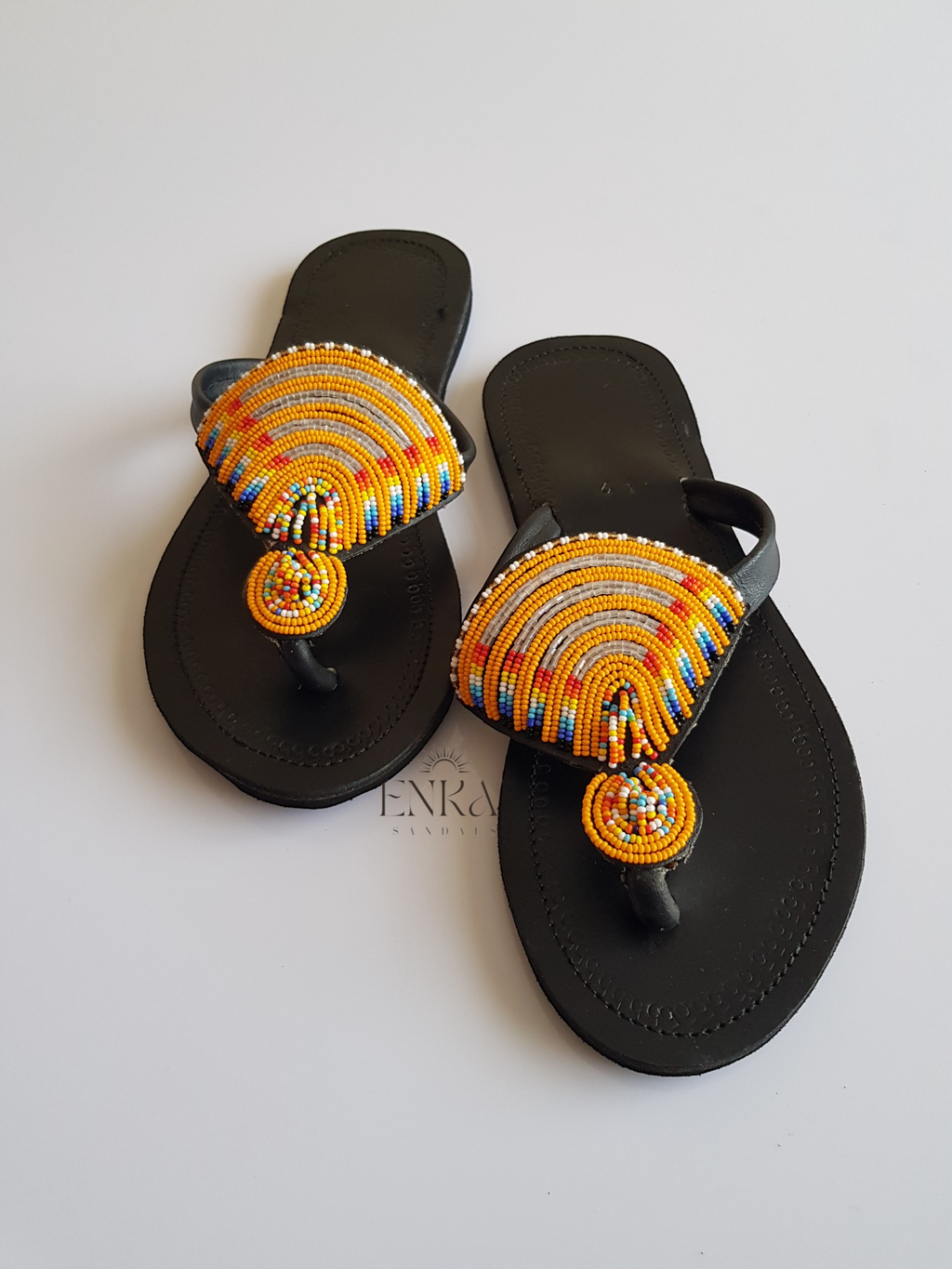 12 Pairs Maasai Beaded Sandals – Wholesale