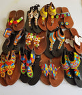 Assorted Maasai Beaded Sandals – Wholesale Set of 12
