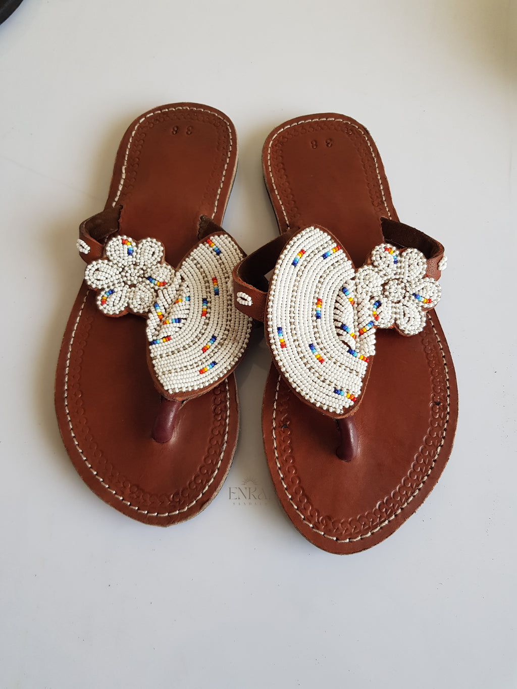 Assorted Maasai Beaded Sandals – Wholesale Set of 12