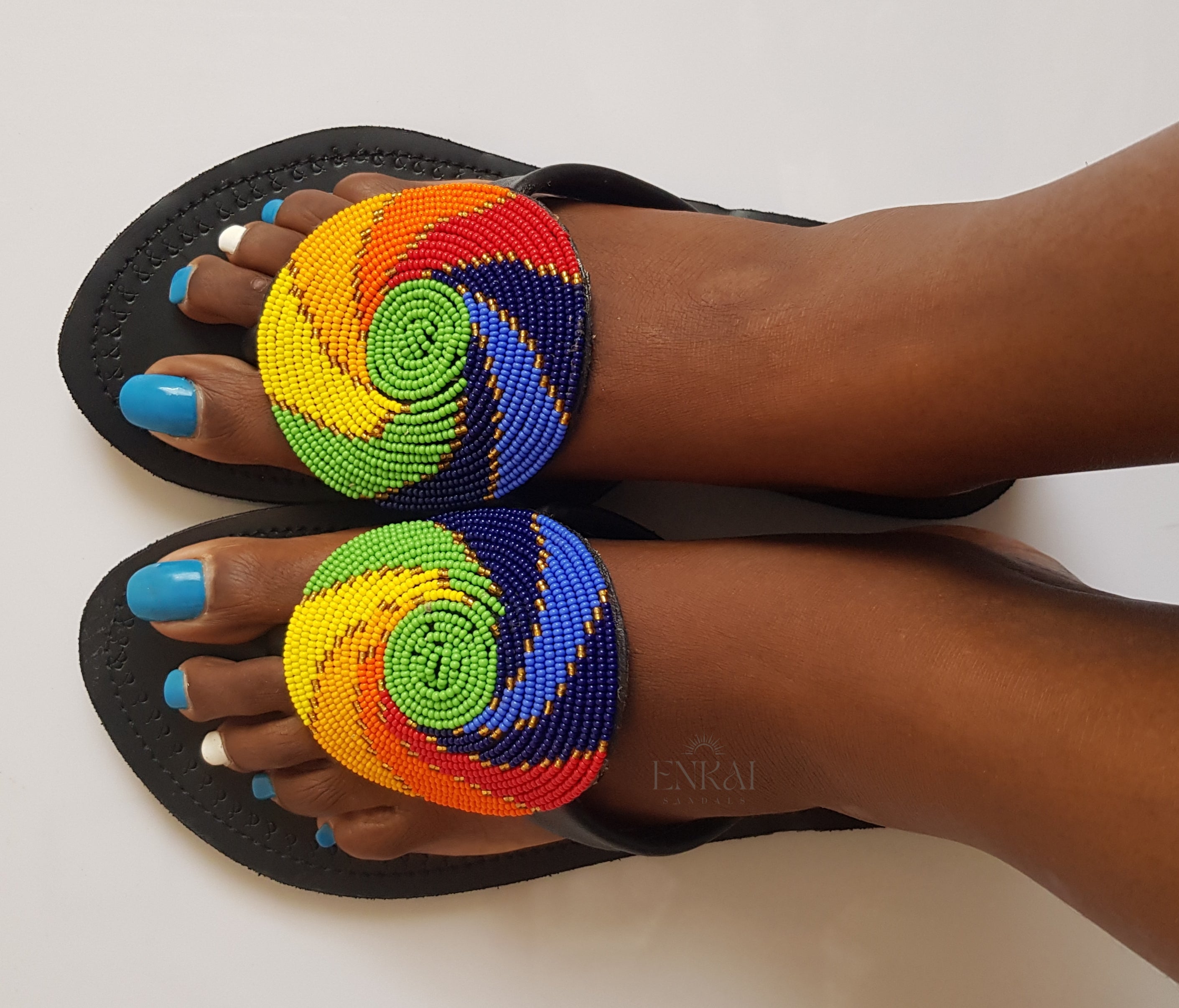 Maasai Beaded Sandals – Wholesale Set of 12