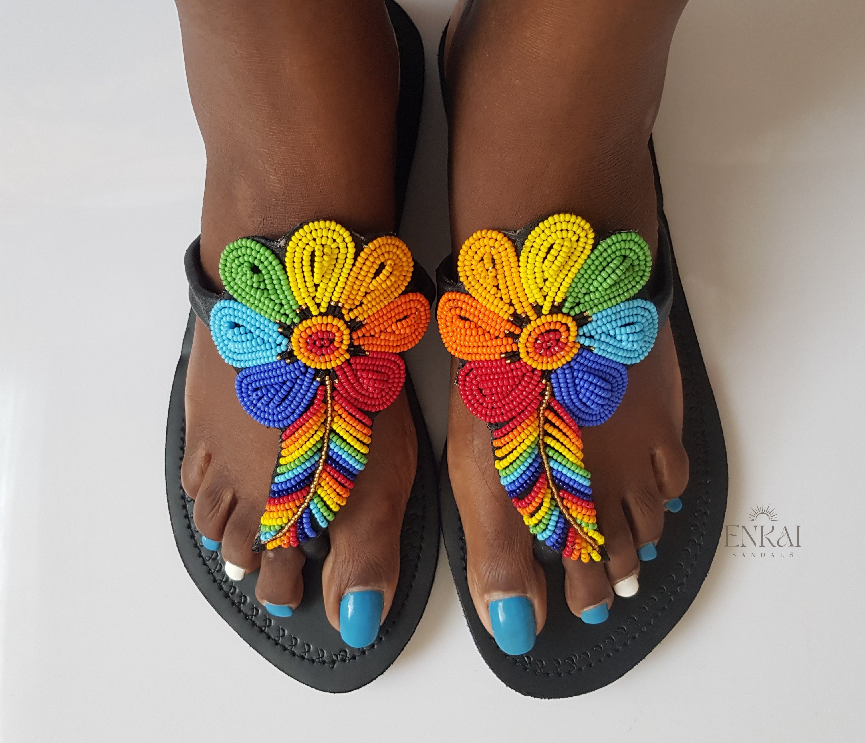 Maasai Beaded Sandals – Wholesale Set of 12