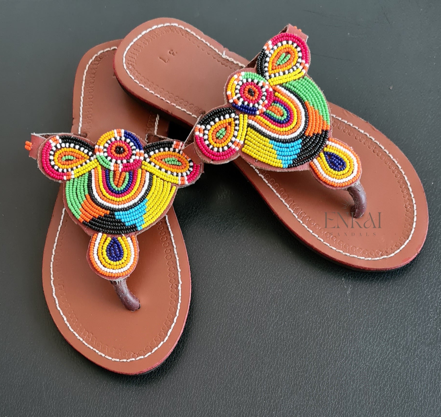 Wholesale Maasai Beaded Sandals – Set of 6