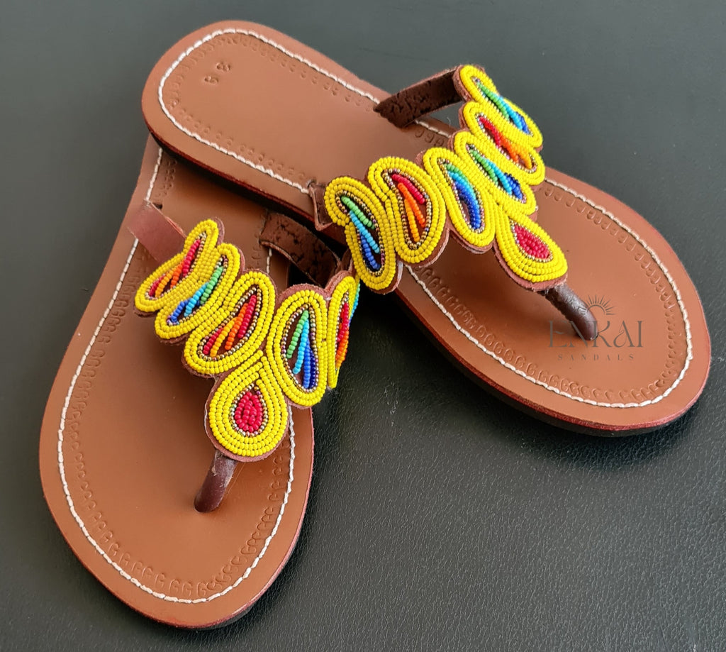 Wholesale Maasai Beaded Sandals – Set of 6