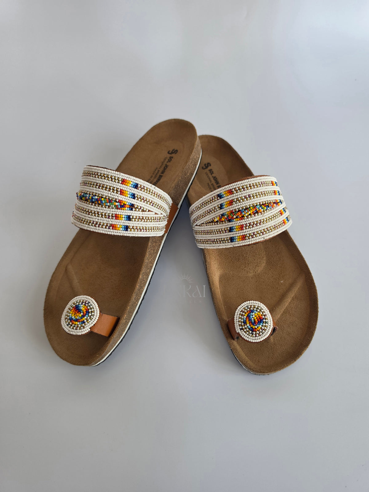 Wholesale Set of 5 Maasai Sandals - Cork Sandals
