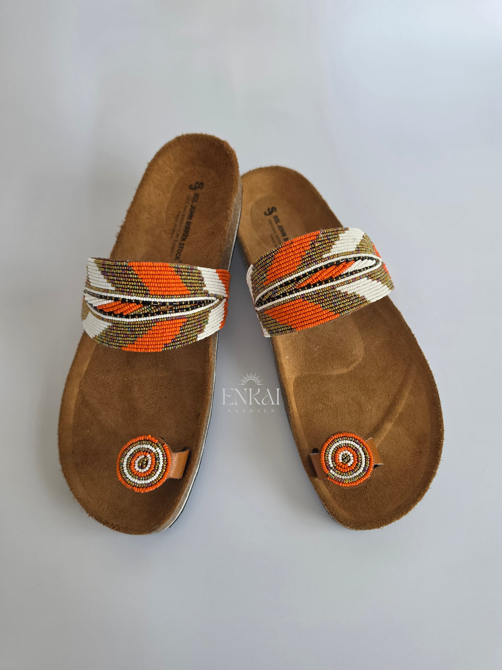 Wholesale Set of 5 Maasai Sandals - Cork Sandals
