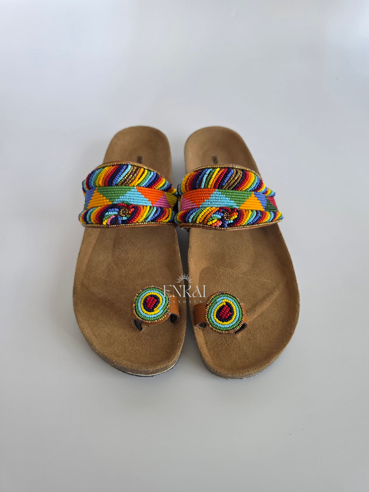 Wholesale Set of 5 Maasai Sandals - Cork Sandals