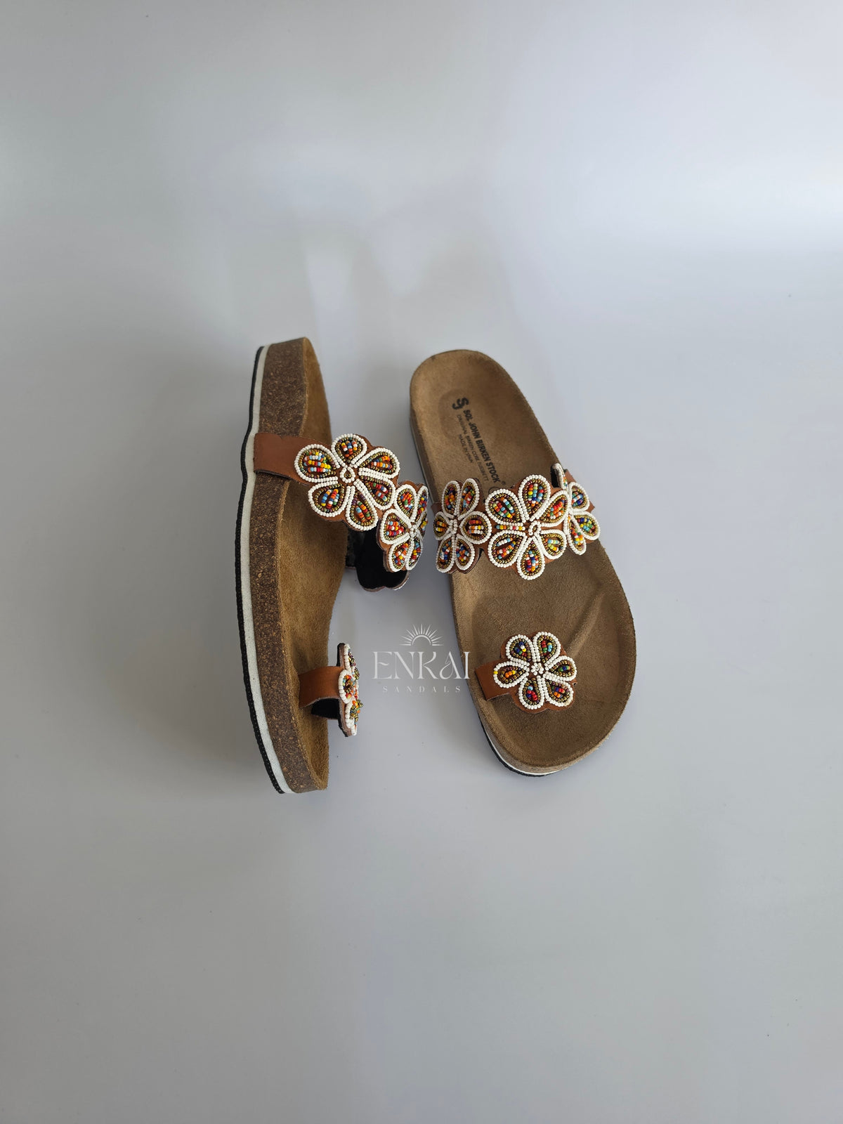 Wholesale Set of 5 Maasai Sandals - Cork Sandals