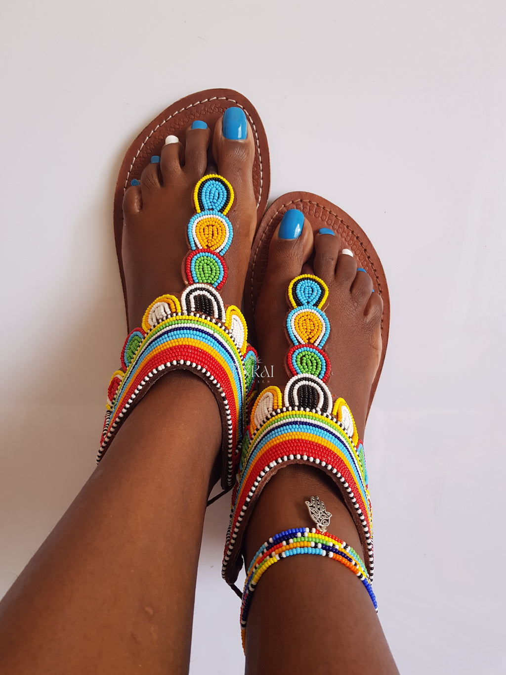 Maasai Gladiator Sandals - Leather Shoes for Women